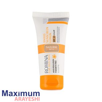 لوسیون ضدآفتاب رنگی طبیعی SPF25 رومینا 50 میل